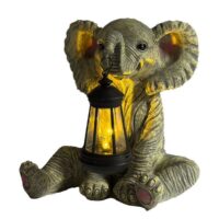 Easylife Elephant With Solar Lantern