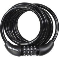 Master Lock Self Coiling Combination Cable Lock