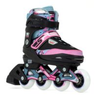 SFR Pixel Adjustable Inline Skates Blue/Pink