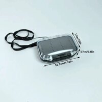 Double sided fly box lure box lure box with hanging rope and waterproof rubber gasket bait box fishing gear box