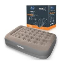 Silentnight Camping Collection Extra Deep Flocked Airbed With Electric Pump -  King - Grey