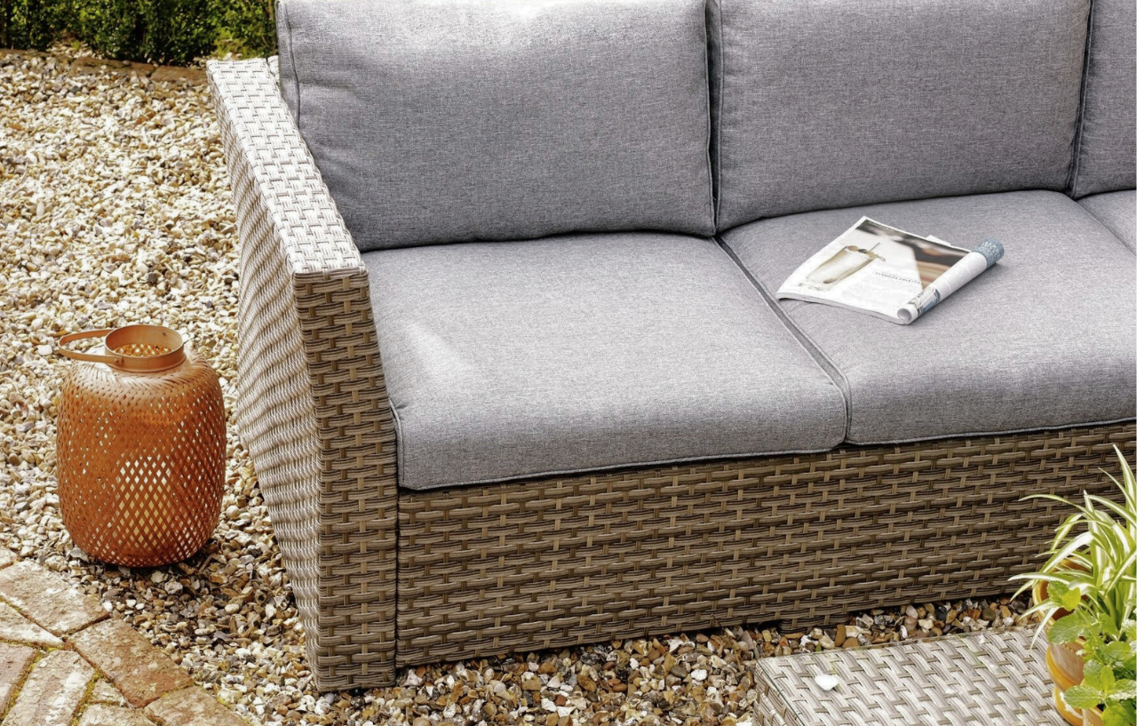 Chesterton Grey Garden Sofa Set Replacement Cushions/Covers