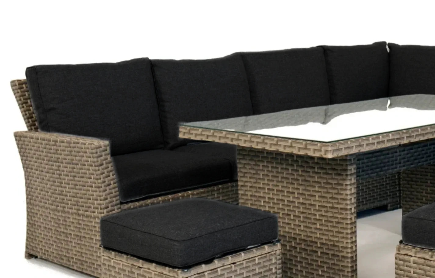 Palma Grey Garden Lounge Set Replacement Cushions/Covers